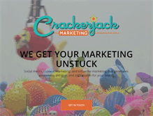 Tablet Screenshot of crackerjackmarketing.com